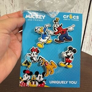 CROCS X Disney Mickey and Friends Jibbitz Charms 5 pieces set